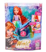 Шарнирная кукла Winx Club Hair Magic. Блум, с крыльями, 2 маркера, 24 см IW01232101