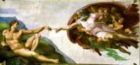 Фигурный пазл из дерева Melograno Collectoion Art Микеланджело Сотворение Адама 20x13,2 см 75 деталей Средний размер детали 3,5 см MPZCAR32-M