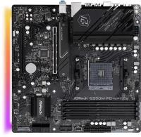 Материнская плата Socket-AM4 mATX B550 Asrock B550M PG RIPTIDE 4xDDR4 AC`97 8ch(7.1) 2.5Gg RAID+HDMI+DP