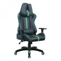 Кресло компьютерное Brabix GT Carbon GM-120 экокожа черно-зеленое 531929 (1)
