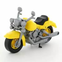 Мотоцикл полесье гоночный Кросс желтый 27,5х12 см