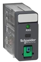Schneider Electric Реле промежуточное 5 А, 2 С/О, 24 В, кнопка + LED