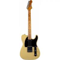 JET JT-350 BSC электрогитара, Telecaster, корпус липа, 22 лада, SS, цвет Buterscotch