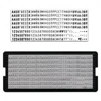 Касса русских букв и цифр для самонаб. печатей и штампов Trodat 328 симв. шрифт 3 мм 235572 (1)
