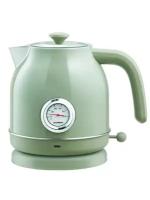 Чайник с датчиком температуры Qcooker Retro Electric Kettle 1.7L (Green/Зеленый)