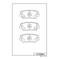 MK KASHIYAMA d11280mh (583022JA00 / 583022MA90 / 583022PA70) колодки тормозные дисковые + противоскрипные пл