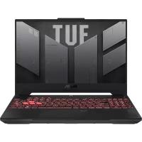 Ноутбук ASUS TUF Gaming A17 FA707XV-HX035, 17.3" (1920x1080) IPS 144Гц/AMD Ryzen 9 7940HS/16ГБ DDR5/512ГБ SSD/GeForce RTX 4060 8ГБ/Без ОС, серый (90NR0E95-M001Y0)