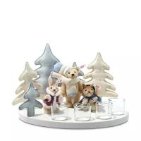 Набор мягких игрушек Steiff Winter Wonderland set (Набор Штайф Зимняя страна чудес, 12 см)