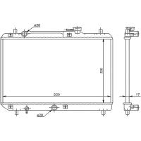 STELLOX 10-25278-SX (1025278_SX / 171121253BL / 171121253JF) радиатор системы охлаждения мкпп\ Suzuki (Сузуки) baleno