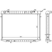 STELLOX 10-25141-SX (1025141_SX / 1300119 / 1300120) радиатор системы охлаждения\ Opel (Опель) Frontera (Фронтера)