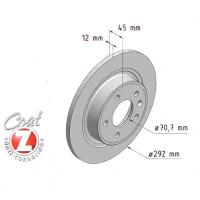 ZIMMERMANN 430.2624.20 (13502137 / 13502138 / 13502139) диск тормозной (заказывать 2шт. / за1шт.) Opel (Комплект 2 штуки)