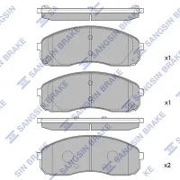 HI-Q SP1177 (0K58A3323Z / 0K58B3323Z / 0K58B3323Z) колодки дисковые п.\ Carnival (Карнивал) 2.5i v6 / 2.9crdi / 3.5i 03-06