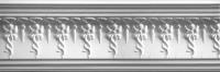 Плинтус потолочный SOLID С651/155 200х12,3х9,2 см белый