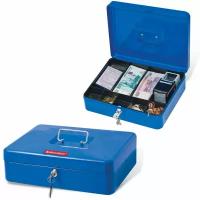 Ящик для денег Brauberg 90х240х300 мм синий 290336 (1)