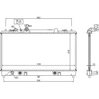 STELLOX 10-25852-SX (1025852_SX / AJ57-15-200E / AJ5715200E) радиатор системы охлаждения акпп Mazda (Мазда) 6 2.3