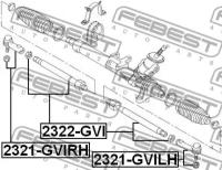 Тяга рулевая с г/у, 2322GVI FEBEST 2322-GVI