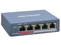 Интеллектуальный управляемый коммутатор с 4 * 100 Мбит/с PoE-портами Hikvision DS-3E1105P-EI