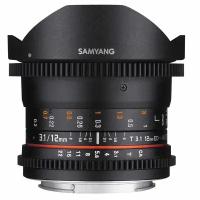 Samyang 12mm T3.1 ED AS NCS Fish-eye VDSLR Canon EF №BLP13769, New Demo