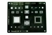 Трафарет BGA IC Mijing T-0,12mm iPh-2 для iPhone 6S/6S Plus/A9/U2/1610