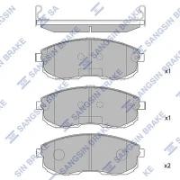 HI-Q SP1183 (10602Y090 / 410602Y090 / 410602Y091) колодки дисковые п.\ Nissan (Ниссан) 200sx / Maxima (Максима) 1.8t / 2.0