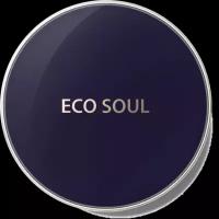 Пудра компактная The Saem Eco Soul Perfect Cover Pact (21 Light Beige - светлый бежевый)