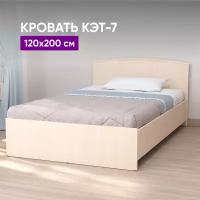 Кровать 120x200 Кэт-7 арт.032 Дуб белфорд