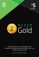 Код пополнения Razer Gold Card номиналом 5 USD, Gift Card 5$, регион США