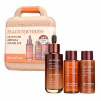 Омолаживающий набор в ампулах c черным чаем INNISFREE BLACK TEA YOUTH ENHANCING AMPOULE SPECIAL SET 3PCS