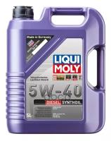 LIQUI MOLY Liquimoly 5W40 Diesel Synthoil (5L)_Масло Мотор.!Синapi Cf,Acea B4-04, Mb 229.3,Bmw Ll-98,Vw505.00