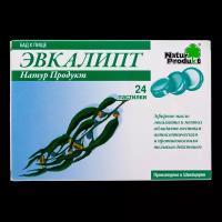 Эвкалипт Натур Продукт пастилки массой 2,5 г БАД 24 шт