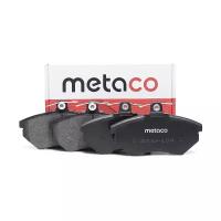 METACO 3000-104 (1HM698151 / 357698151A / J526AD3501080) колодки тормозные передние к-кт VW Passat (Пассат) [b3] (1988-1993)