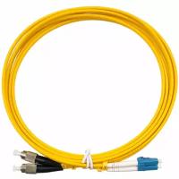 Патч-корд оптический (optic patch cord) FC/UPC-LC/UPC SM 9/125мкм одномодовый (duplex) 5 метров