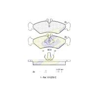ICER 141102 (0004212410 / 0024203820 / 0024205620) колодки дисковые задние \ mb Sprinter (Спринтер) 95,VW lt28-35 2.3-2.5tdi