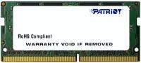 Оперативная память 8Gb DDR4 2400MHz Patriot SO-DIMM (PSD48G240081S)