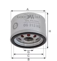 Фильтр масляный GOODWILL OG313 HQ