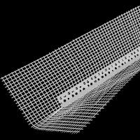 Профиль ПВХ фасадный угловой с сеткой