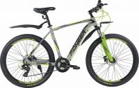 Велосипед Pioneer EAGLE 27,5" AL/20", рама 20", gray/green/black