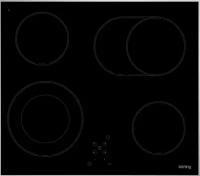Плита Korting HK 62051 Черный/