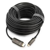 Kramer CLS-AOCU/CH-15- Малодымный активный гибридный кабель USB-C (вилка) – HDMI (вилка), 4K/60 (4:4:4)