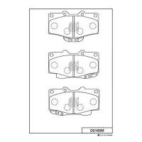 KASHIYAMA D2160MH (D2160MH) колодки торм