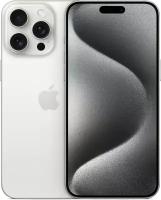 Apple Смартфон Apple iPhone 15 Pro 128GB nanoSim+eSim (Титановый белый, 128 ГБ, 8 ГБ)