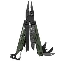 Мультиинструмент (мультитул) Leatherman Signal Black Green Topo