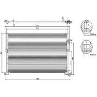 STELLOX 10-45021-SX (1045021_SX / 1152429 / 1232915) радиатор конд.\ Ford (Форд) Mondeo (Мондео) 1.8-3.0 / 2.0tdci 02