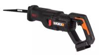 Сабельная пила аккумуляторная бесщеточная WORX WX516, 20В, 4Ач х1, ЗУ 2А