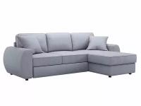 Угловой диван Первый Мебельный Коста Серый, велюр