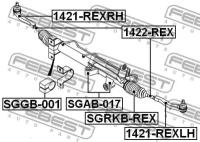 наконечник рулевой левый, 1421REXLH FEBEST 1421-REXLH