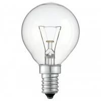 066992 Philips P45 60W E14 230V лампа накаливания шарик CL (прозрачная)