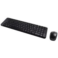 Набор клавиатура+мышь Logitech MK220, беспроводной, USB, черный (920-003169)