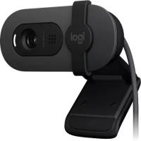 Logitech Камера Web Logitech HD Webcam Brio 90 графитовый 2Mpix (1920x1080) USB Type-C с микрофоном (960-001581)