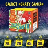 Батарея салютов ЕС450 Crazy Santa (1"х20)